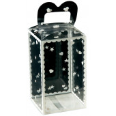 Складная прозрачная коробка из PVC, для упаковки подарков, «Сердце», 6×6×10 см