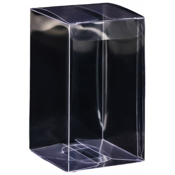 Складная прозрачная коробка из PVC, для упаковки подарков, 7×7×12 см