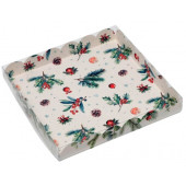 Коробка для печенья «С Новым годом!», 21×21×3 см