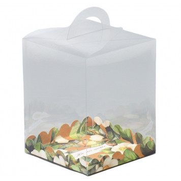 Коробка кондитерская, сундук, упаковка, «Ты моё счастье», 14 х 14 х 18 см