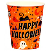 Стакан бумажный одноразовый «Счастливого хэллоуина», в наборе 6 шт.