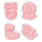 Формs для выпечки новогодние «Рождественская магия», 3 шт.