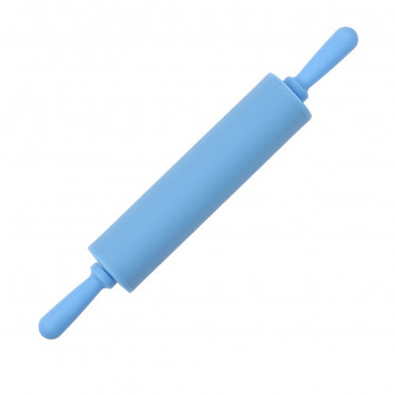 Скалка Доляна «Севилья», 30×4 см, голубая