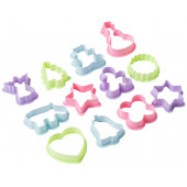 Формы для печенья новогодние Доляна «Праздник», набор 12 шт., пластик, МИКС