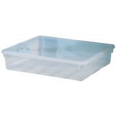 Ящик для хранения «Кристалл», 9 л, 40×33.5×8.5 см, с крышкой, прозрачный