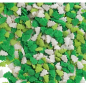 Посыпки Елки зеленые, светло-зеленые и белые, 50г
