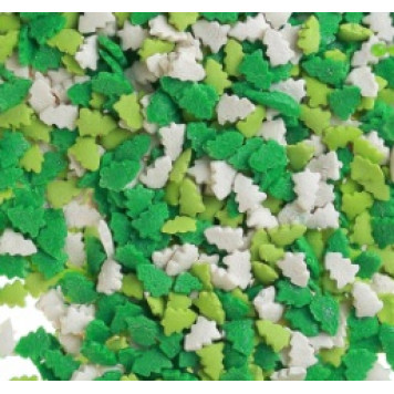 Посыпки Елки зеленые, светло-зеленые и белые, 50г