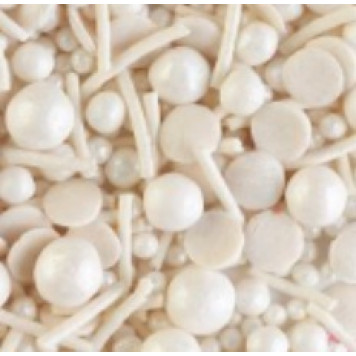 Посыпки Белые шарики, вермишель и конфетти 17, 50г