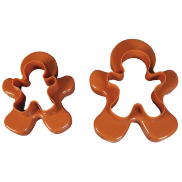 Вырубки Пряничный человечек пластик, 2шт