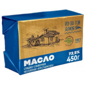 Масло сливочное 72,5% Из-за гор Алтая, 450г