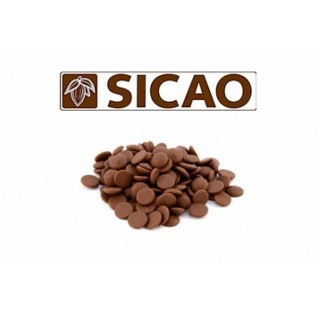 Шоколад Sicao молочный 34,4% (1/50), 100гр