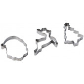 Формы для выпечки новогодние «Волшебство», 3 шт.