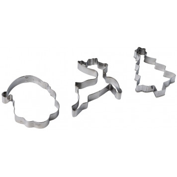 Формы для выпечки новогодние «Волшебство», 3 шт.