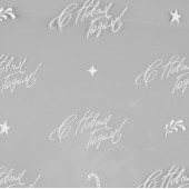 Плёнка глянцевая прозрачная «С Новым годом», 1×5.2 м