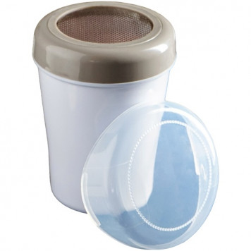 Диспенсер для сахарной пудры Доляна, 220 мл, 7.5×9.5 см, белый