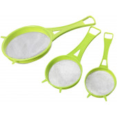 Сито Доляна, набор 3 шт., d=6.5/8/11.5 см, МИКС