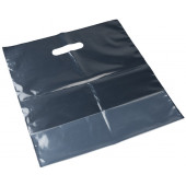 Пакет прозрачный с ручкой и дном, высота 32см