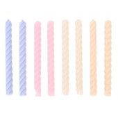 Свечи для торта «Розовая палитра», 7 см, 8 шт.