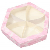 Коробка кондитерская складная, упаковка «Зефир», 23×20×4 см