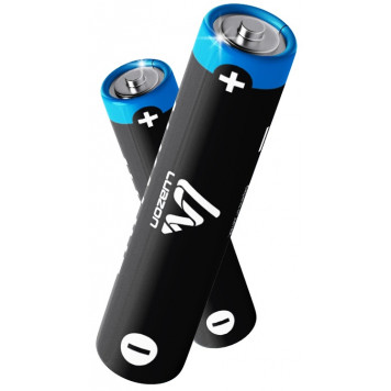 Батарейка алкалиновая (щелочная) Luazon, AAA, LR03, блистер, 2 штуки