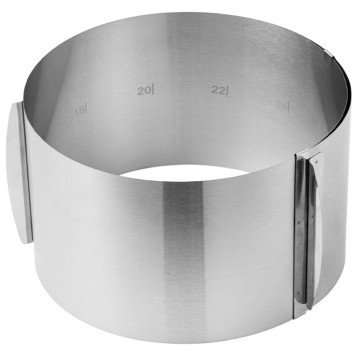 Форма для выпечки с регулировкой размера 16-28 см, высота 14.5 см