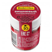 Краситель сухой жирораств. Bakerika Вишневый, 8г