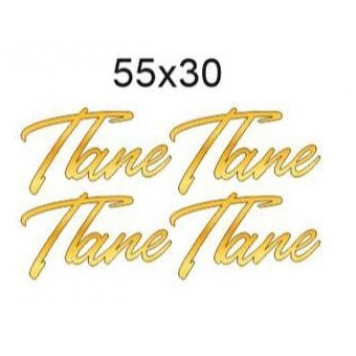 Топперы Папе 55*30мм золотой акрил, 4шт