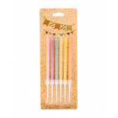 Свечи для торта «Пати» 9.5 см, с ножкой 14 см