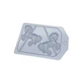 Форма пластиковая Карусель Лошадка 70мм