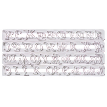 Набор печатей для марципана и теста "Алфавит" 4 шт 2688084