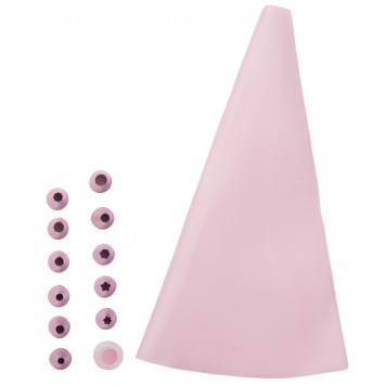 Набор кондитерский 11 предметов: мешок, 10 насадок 4021304