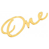 Топпер для торта «One», цвет золотой