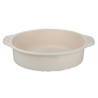 Форма для выпечки Satoshi круглая с ручками 28*5см силиконовая