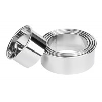 Набор форм Satoshi 5,2-6-6,8-7,6-8,5*3см нерж.сталь