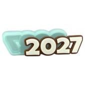 Силиконовая форма №2509 "Рамка 2027" №2