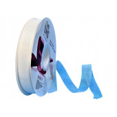 Лента органза полоса 25мм 100ярд Жемчужно-белый