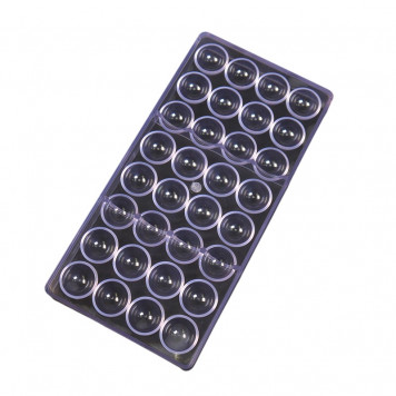 Форма для шоколада (поликарбонат) EMISFERO, Bake ware, 32 ячейки