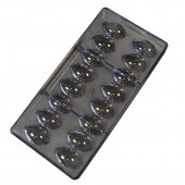 Форма для шоколада (поликарбонат) GOCCE, Bake ware, 16 ячеек