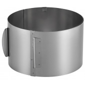 Форма для выпечки и выкладки с регулировкой размера "Круг", H-12 см, D-16-30 см