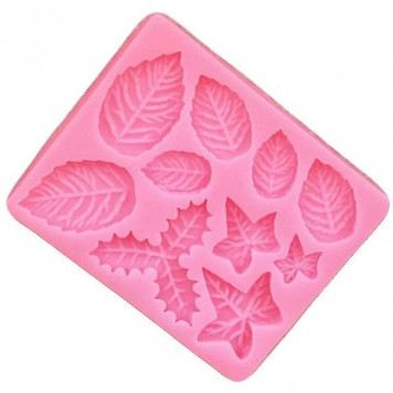 Молд 9х7,2х1,2 см "Листики"