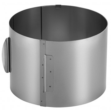 Форма для выпечки и выкладки с регулировкой размера "Круг", H-14 см D-16-30 см