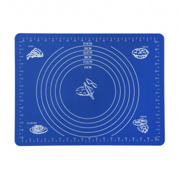 Силиконовый коврик с разлиновкой Доляна «Эрме», толщина 1 мм, 38×28 см, цвет МИКС