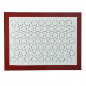 Коврик для выпечки армированный Доляна «Макарунс», силикон, 40×30 см