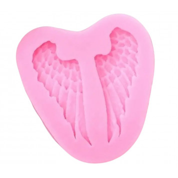 Молд 7х6,5х1 см "Крылья", цвет МИКС