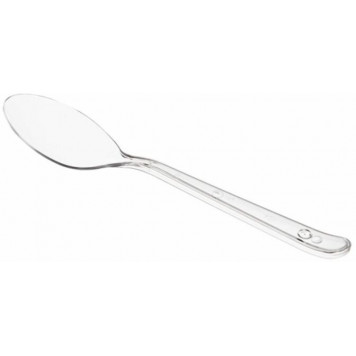 Ложка для фуршетов 10 см, цвет прозрачный, набор 50 шт/уп. 1919635