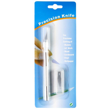 Инструмент для творчества нож + 5 лезвий 19 см 187804