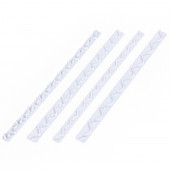 Набор печатей для марципана и теста "Волна" 4 шт 25,5х2х0,5 см