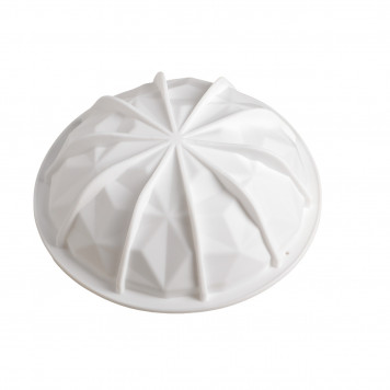 Форма для выпечки и муссовых десертов "Кристалл" 19х19х9,8 см, цвет белый