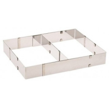 Форма для выпечки с регулировкой размера 15*25-27*48 см, высота 5 см