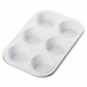 Форма для выпечки с а/п покрытием "Круг. Ренард" 6 ячеек 27х18х3 см